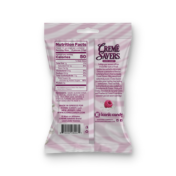 Creme Savers | Raspberries & Creme Bags