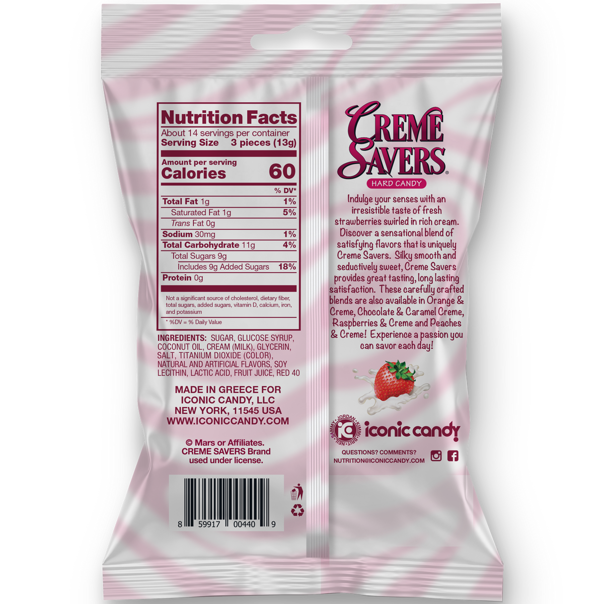 Creme Savers | Strawberries & Creme Bags
