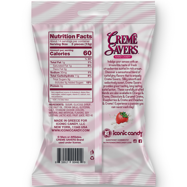 Creme Savers | Strawberries & Creme Bags
