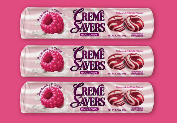 Creme Savers | Raspberries & Creme Rolls