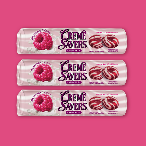 Creme Savers | Raspberries & Creme Rolls