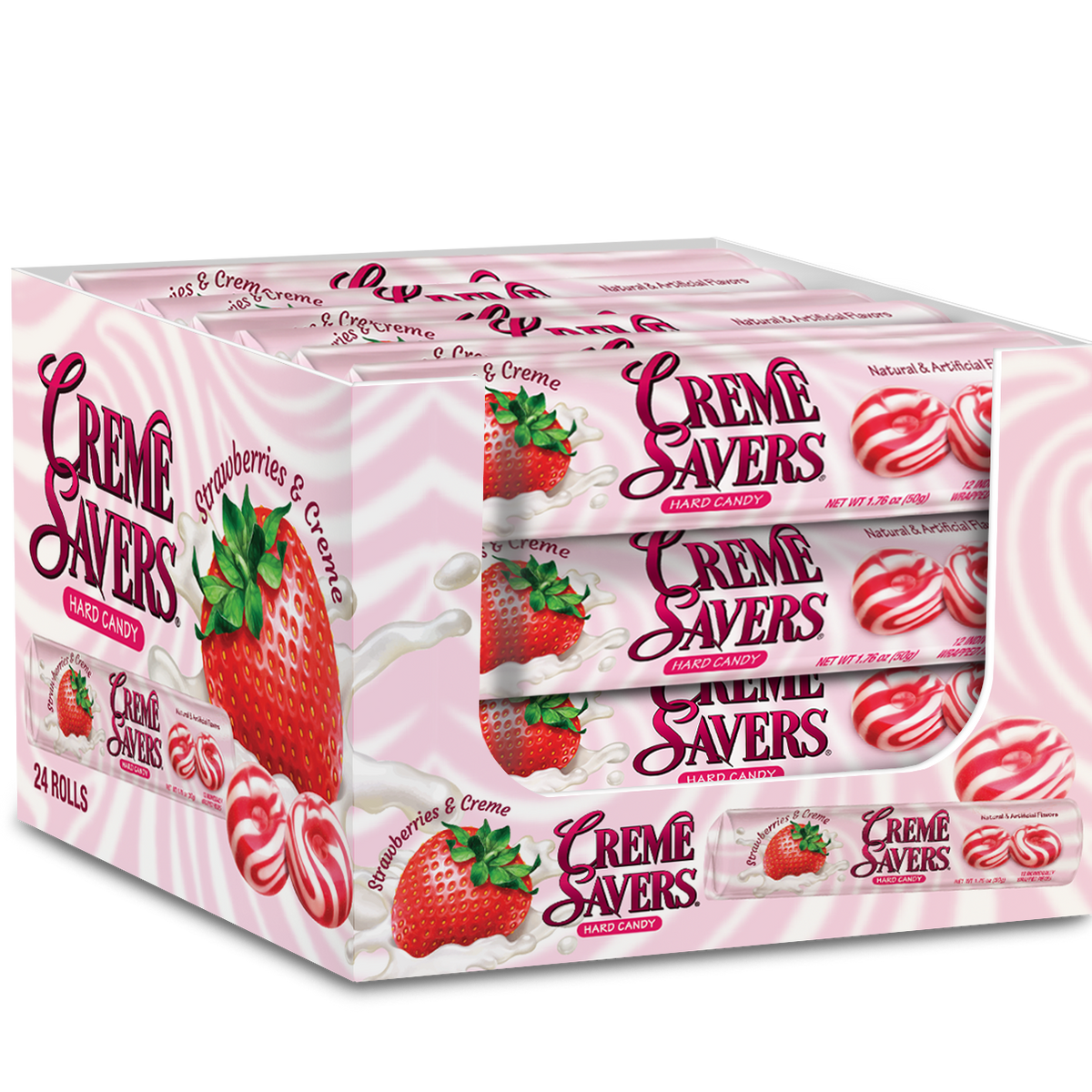 Creme Savers | Strawberries & Creme Rolls