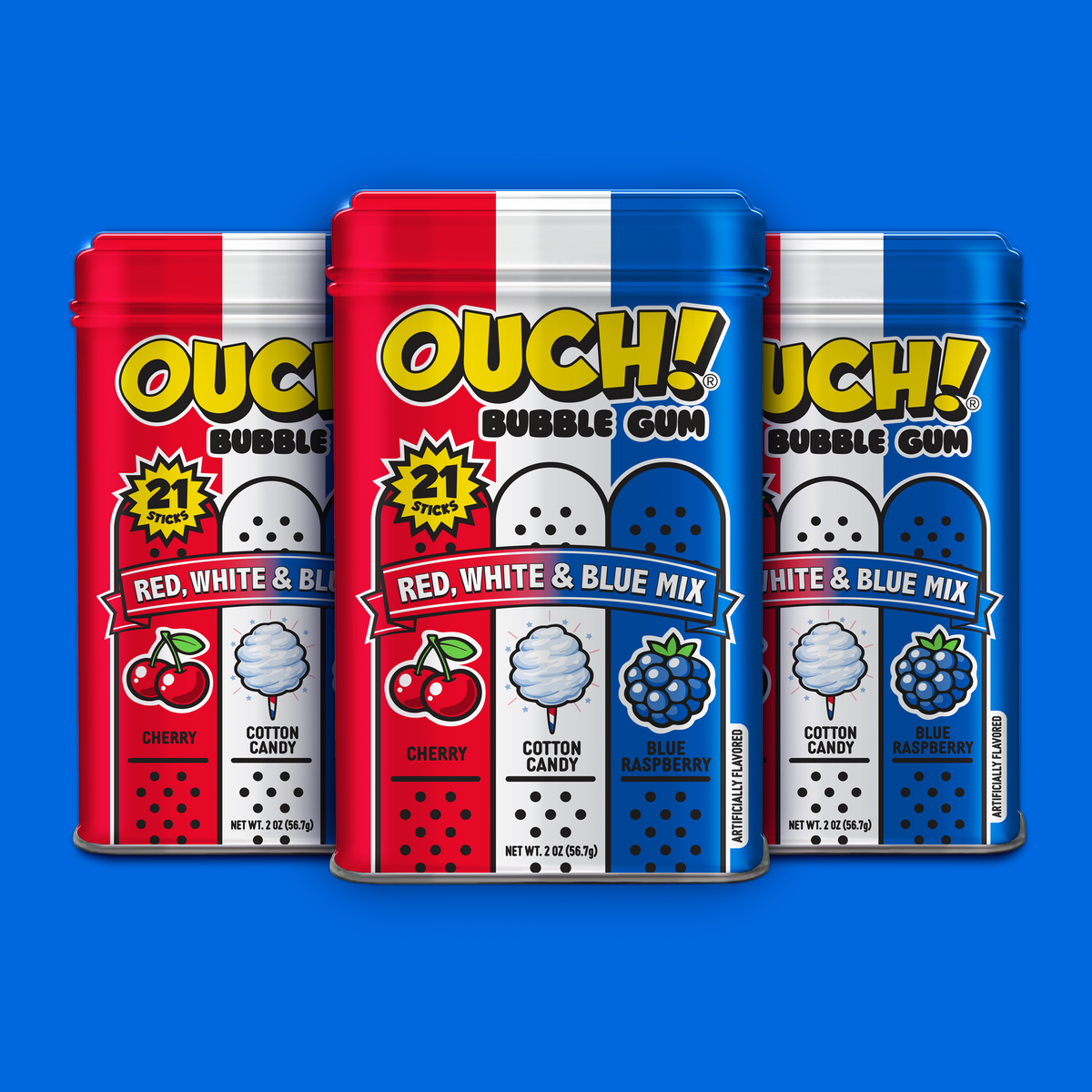 OUCH! | Red, White & Blue Mix