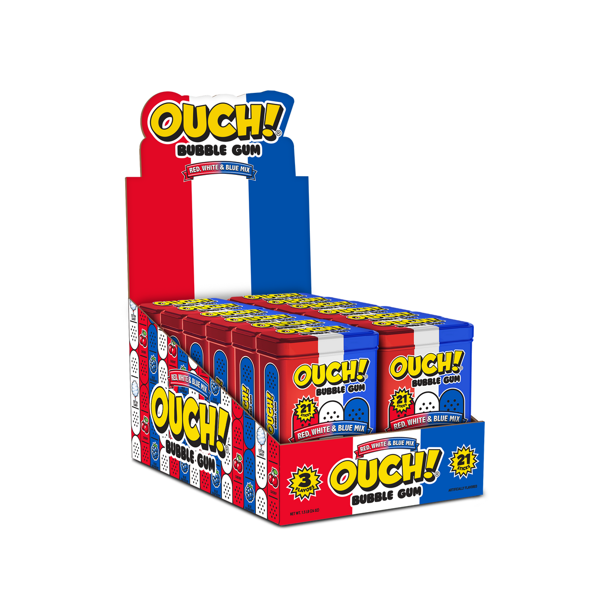 OUCH! | Red, White & Blue Mix
