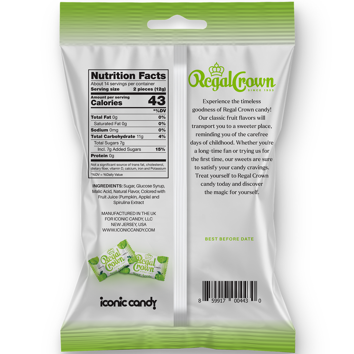 Regal Crown | Sour Apple Bags