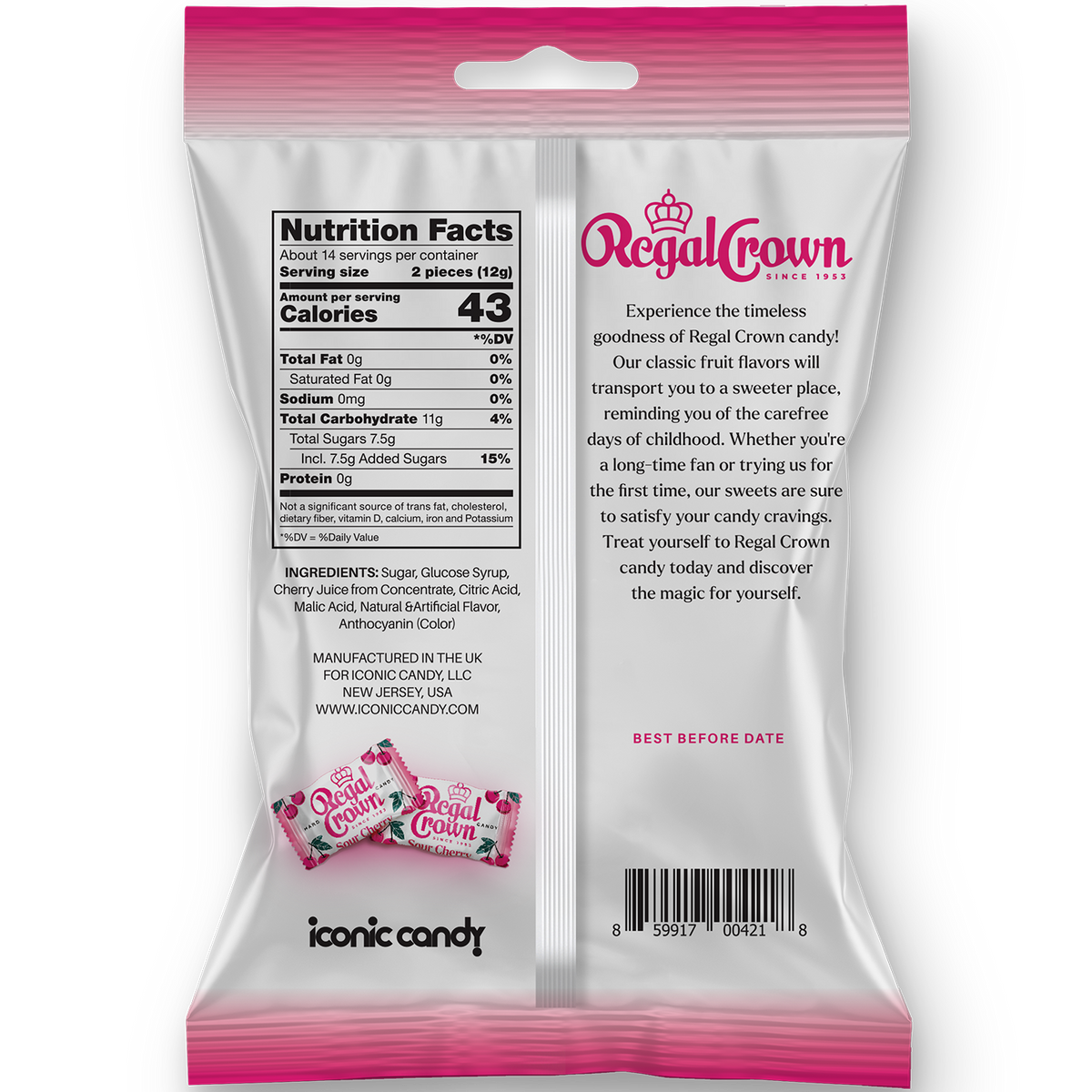 Regal Crown | Sour Cherry Bags