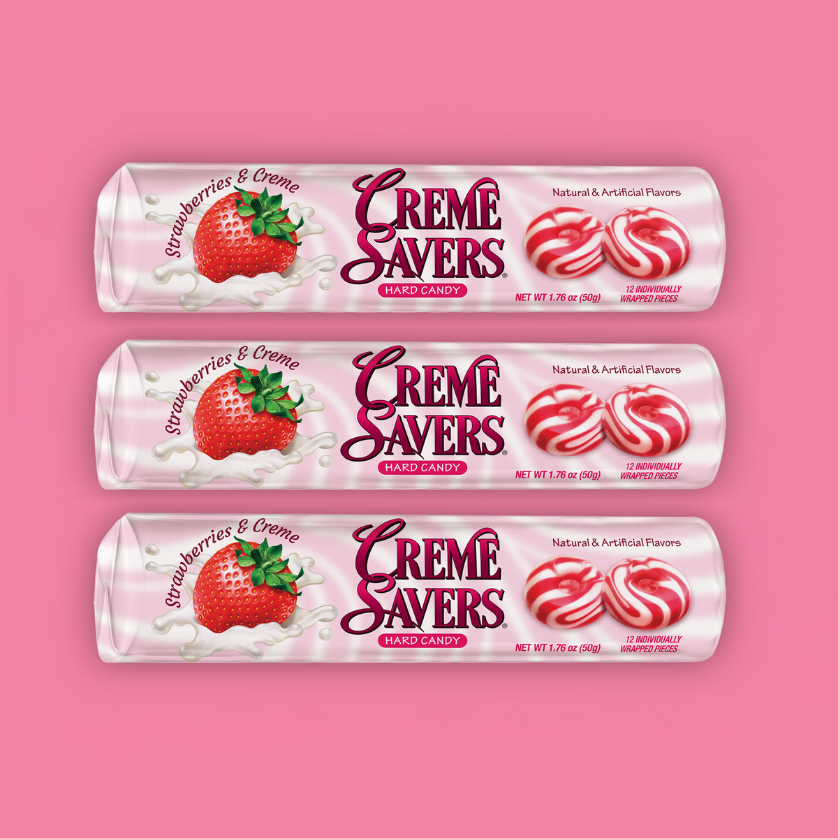 Creme Savers | Strawberries & Creme Rolls