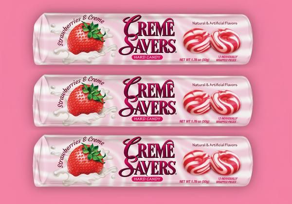 Creme Savers | Strawberries & Creme Rolls