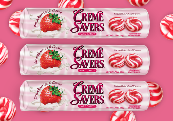 Creme Savers | Strawberries & Creme Rolls