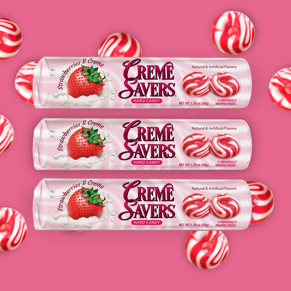 Creme Savers | Strawberries & Creme Rolls