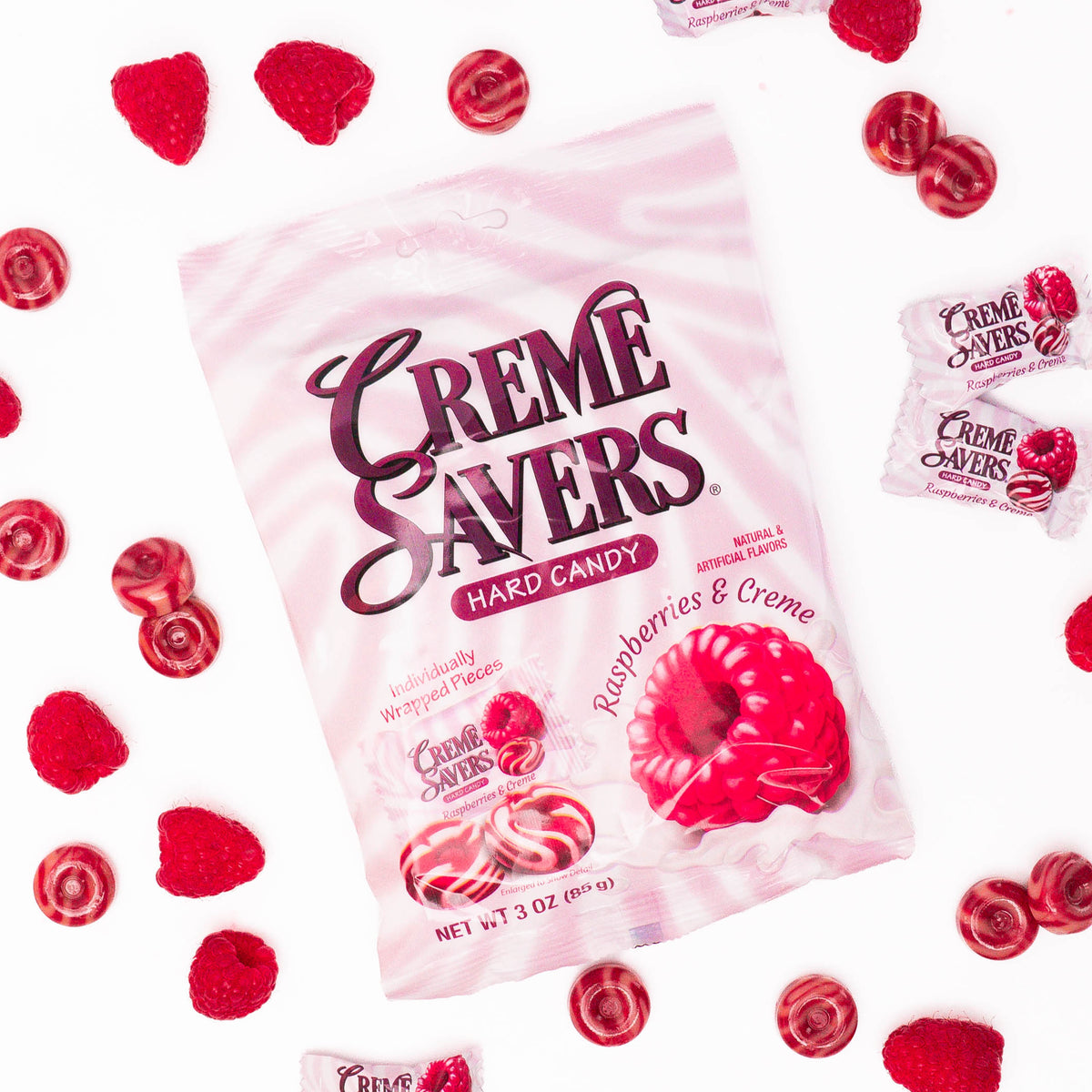 Creme Savers | Raspberries & Creme Bags