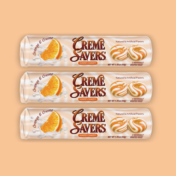 Creme Savers | Orange & Creme Rolls – Iconic Candy